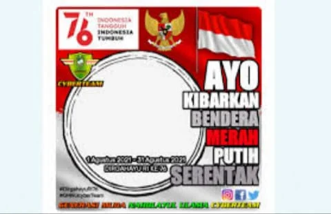 Dapatkan Link Twibbon, Gambar dan Foto HUT RI ke-76 dan Download Logo Hari Kemerdekaan 2021