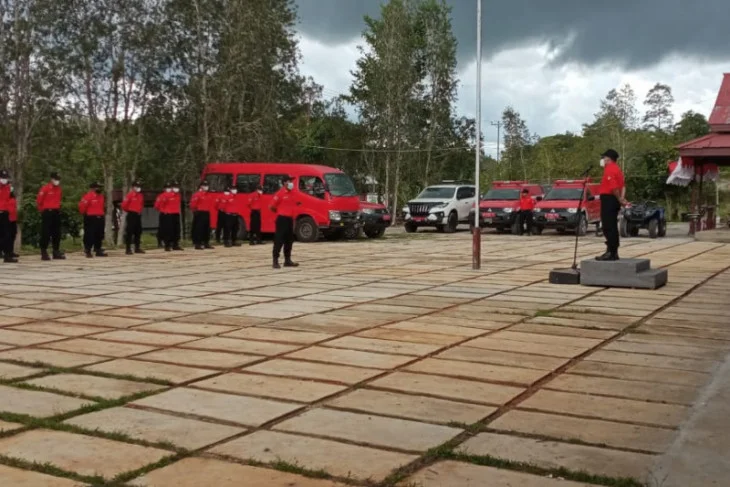 Apel Siaga Karhutla digelar Balai Besar TNBKDS Kapuas Hulu