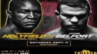 Link Nonton Streaming Tinju Dunia, Evander Holyfield vs Vitor Belfort, Live Sesaat Lagi