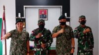 Tentara Diraja Malaysia berkunjung ke Kodim Putussibau