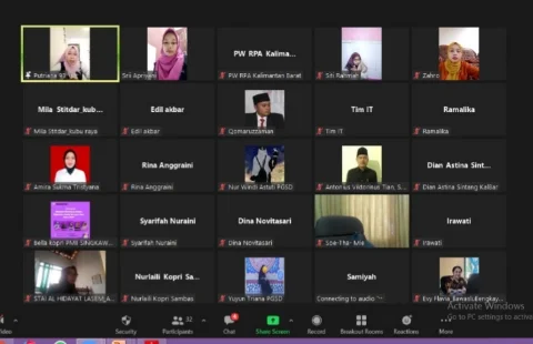 Rumah Perempuan dan Anak Kalbar bersama KPU dan Bawaslu Sukses Gelar Webinar Pemilu 2024