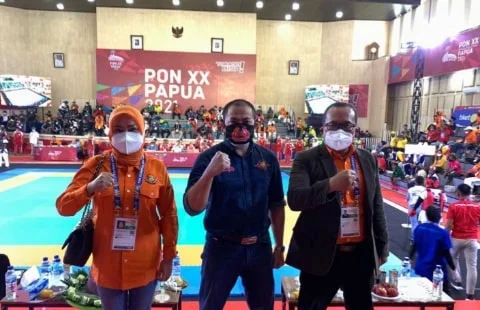 Ukir Prestasi Hebat di PON Papua, Sujiwo Bangga dengan Atlet Tarung Derajat Kalbar