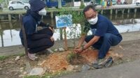 BWS Kalimantan I Tanam 250 Pohon di Sungai Jawi Kota Pontianak