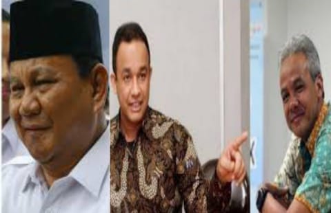 SURVEI SMRC: Prabowo Menurun, Ganjar Dan Anies Menguat