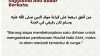 Penjelasan Hukum Merayakan Maulid Nabi Muhammad SAW dan Dalil yang membolehkan