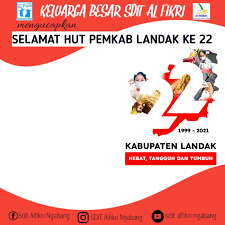 Link Download Logo Hut Pemkab Landak ke-22, Twibbon Bingkai Foto Hut