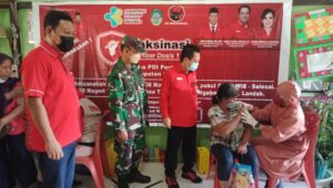 PDIP Landak Gelar Vaksinasi, Heriadi: Kita Mencegah Agar Terhindar dari Covid-19