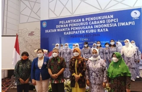 IWAPI Kubu Raya Komitmen Bantu Pemerintah Gali Potensi Pengusaha Perempuan