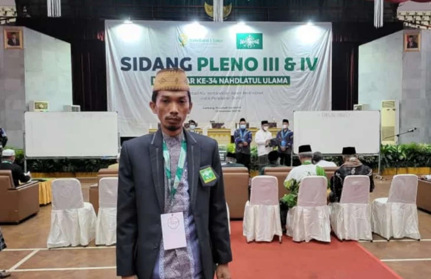 Sekretaris Tanfidziyah PCNU Kota Pontianak, Husni Mubarok.