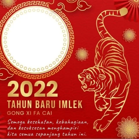 LINK TWIBBON Dan Download Tahun Baru Imlek 2022 Gratis, Cara Membuat Ucapan GONG XI FA CAI