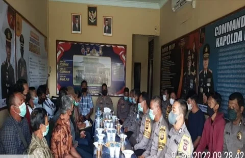 Kapolsek Lakukan Koordinasi Bersama Paguyuban Kuda Lumping Se-Kecamatan Sungai Kakap