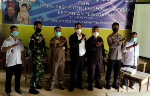 Badan Intelejen Negara Gelar Sosialisasi Potensi Ekonomi di Perbatasan Kalimantan Barat