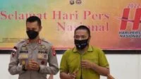 HPN 2022, Kapolres AKBP Jerold HY Kumontoy Berikan Kejutan Kepada Mitra Jurnalis Kubu Raya