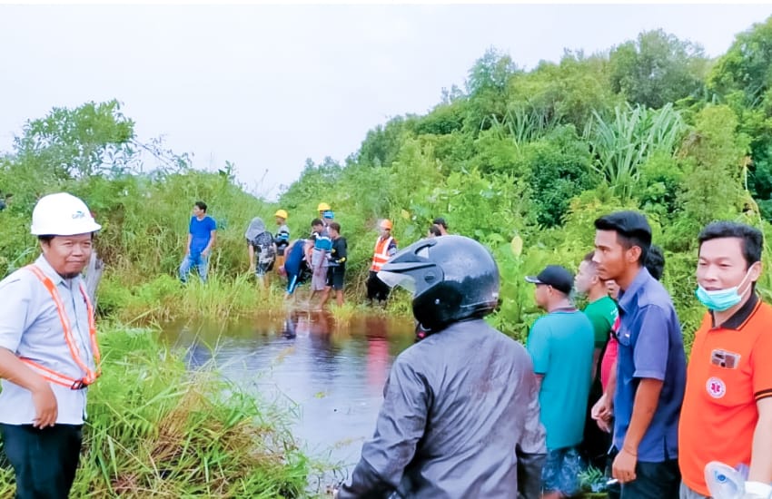 Heboh! Buaya Terkam Satu Orang Sedang Mancing di Sungai Blangiran Ketapang