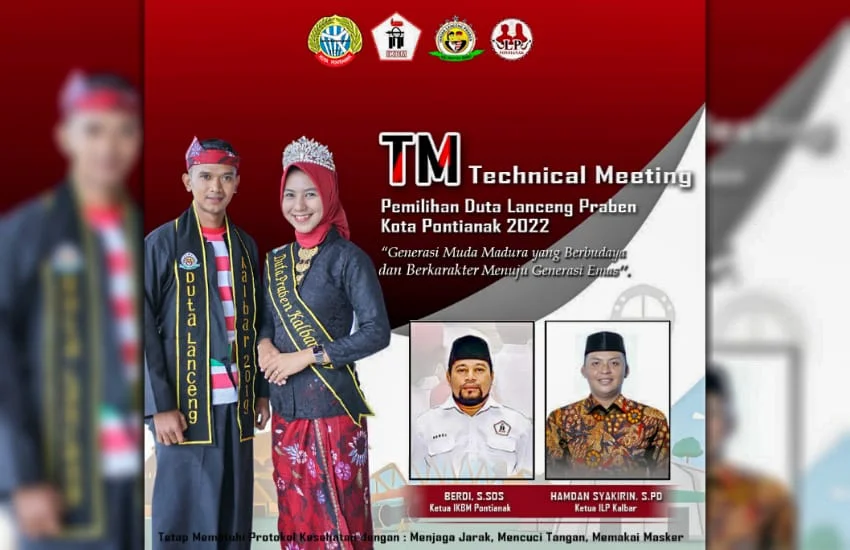 Event Perdana, Pemilihan Lanceng Praben Kota Pontianak Besok Gelar Technical Meeting. Fot/istimewa 