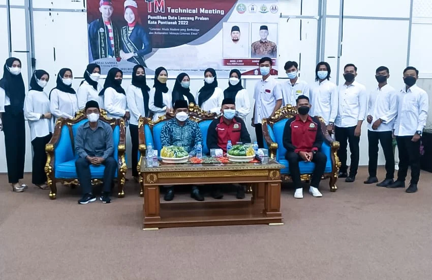 Rawat Budaya dan Nilai-nilai Masyarakat Madura, ILP Pontianak Gelar Technical Meeting Pemilihan Duta Lanceng Praben di Aula Wakil Wali Kota Pontianak, Minggu (20/02/2022),- FOTO/istimewa.