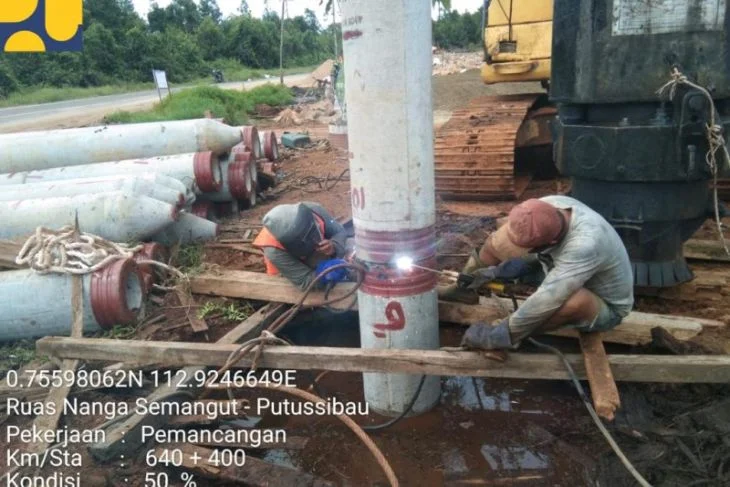 Jalan Layang Nasional Antara Kalis-Putussibau Kalbar Mulai Dibangun