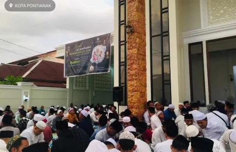 Peringati Haul Masyayikh Ke-22, Ketua Hisaniyah Kalbar: Kampus Raudlatul Ulum Assaidy Segera di Bangun. Foto/ISTIMEWA. 