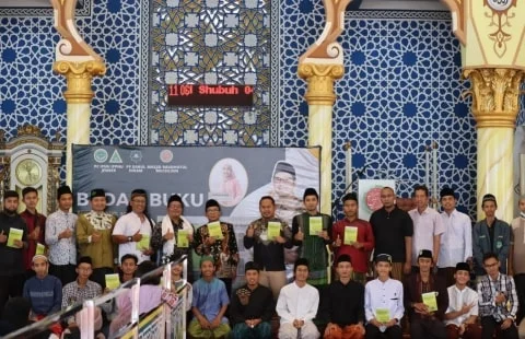 Ponpes Darul Hikam Bersama PC IPNU-IPPNU Jember Adakan Seminar dan Bedah Buku Tentang Sedekah. Foto/ISTIMEWA. 