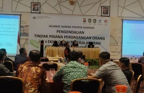 Waspadai Pekerja Ilegal, SBMI Kalbar Gelar Seminar Tindak Pidana Perdagangan Orang dan Eksploitasi Migran. Foto/ISTIMEWA. 