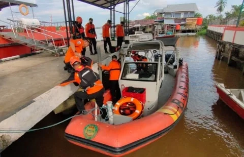 Kapusdatin Basarnas Pantau Arus Mudik di Sungai Kapuas, Kenali Resiko dan Selalu Waspada