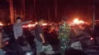 Rumah Betang di Kecamatan Menukung Melawi Terbakar