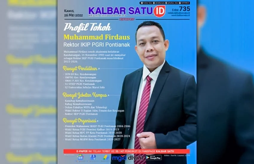 Muhammad Firdaus Rektor IKIP PGRI Pontianak