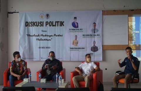 HIMAPOL Untan Adakan Diskusi Politik, Firdaus: Partai Mahasiswa Sulit Dibentuk