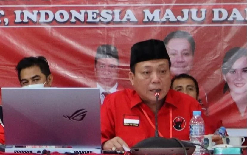 Ketua DPC PDI Perjuangan Kabupaten Landak Herculanus Heriadi