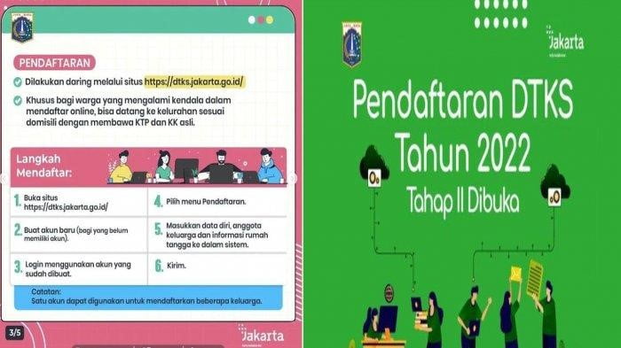 Link dtks.jakarta.go.id Daftar DTKS Tahap 2 2022, Cek Tanggal Pendaftaran Pakai KTP