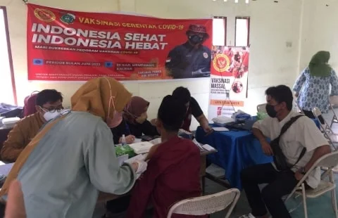 Binda Kalbar Gelar Vaksinasi Covid-19 di 17 Titik Kabupaten Mempawah