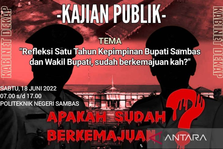 Refleksi Satu Tahun Bupati dan Wakil Bupati Sambas, Apakah Sudah Berkemajuan?