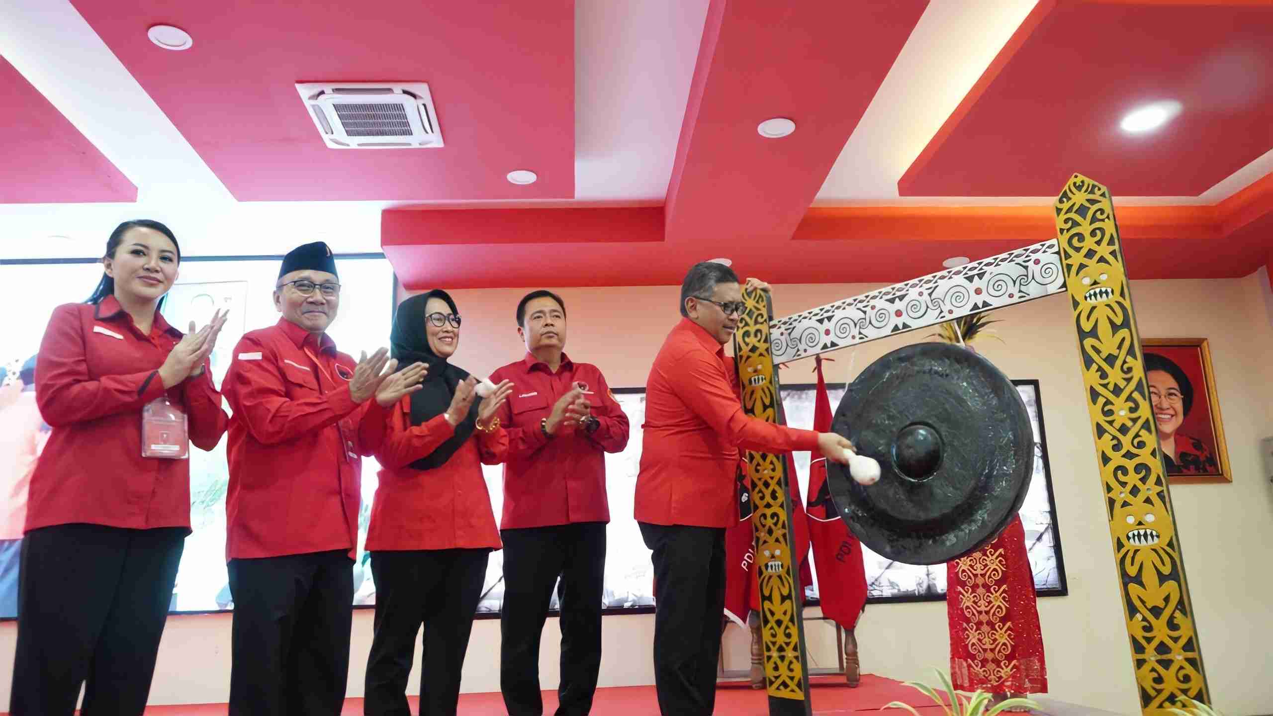 Hasto Buka Rakerda III PDI Perjuangan Kalbar, Lasarus Paparkan Progres Pembangunan Kantor Partai. Foto/ISTIMEWA. 