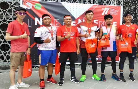 Sambut HUT RI Ke-77, BEM Untan dan Blazter Runner Pontianak Adakan Independence Run