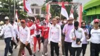 Momentum HUT RI Ke-77, Gubernur Kalbar Ikut Jalan Sehat Kebangsaan