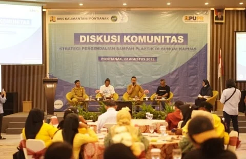 BWS Kalimantan I Gelar Diskusi Strategi Pengendalian Sampah Plastik di Sungai Kapuas