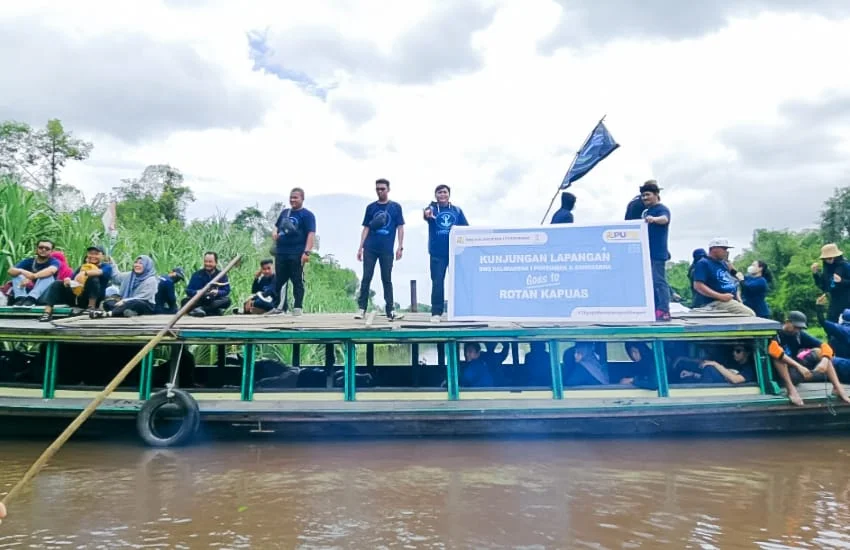 Kunjungan Lapangan BWS Kalimantan I dan Sangsakha Goes To Rotan Kapuas di Desa Sungai Enau, Kecamatan Kuala Mandor B Kabupaten Kubu Raya,- FOTO/Taufik.