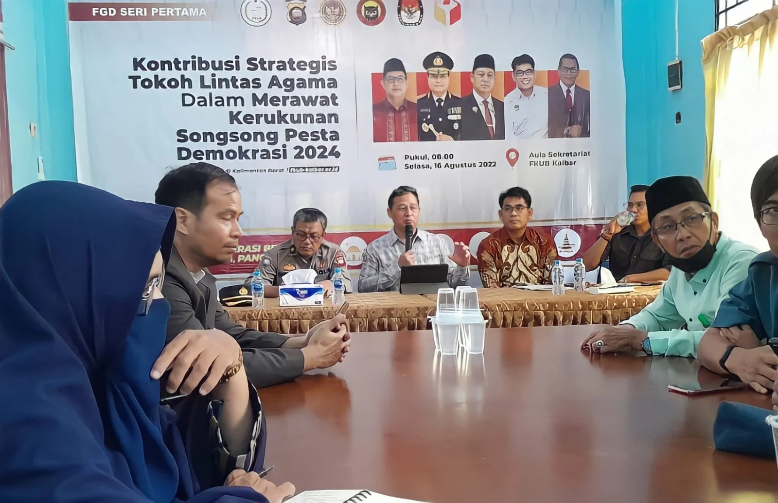 Kabinda Kalbar Sampaikan Kondisi Sosial Politik saat FGD di FKUB