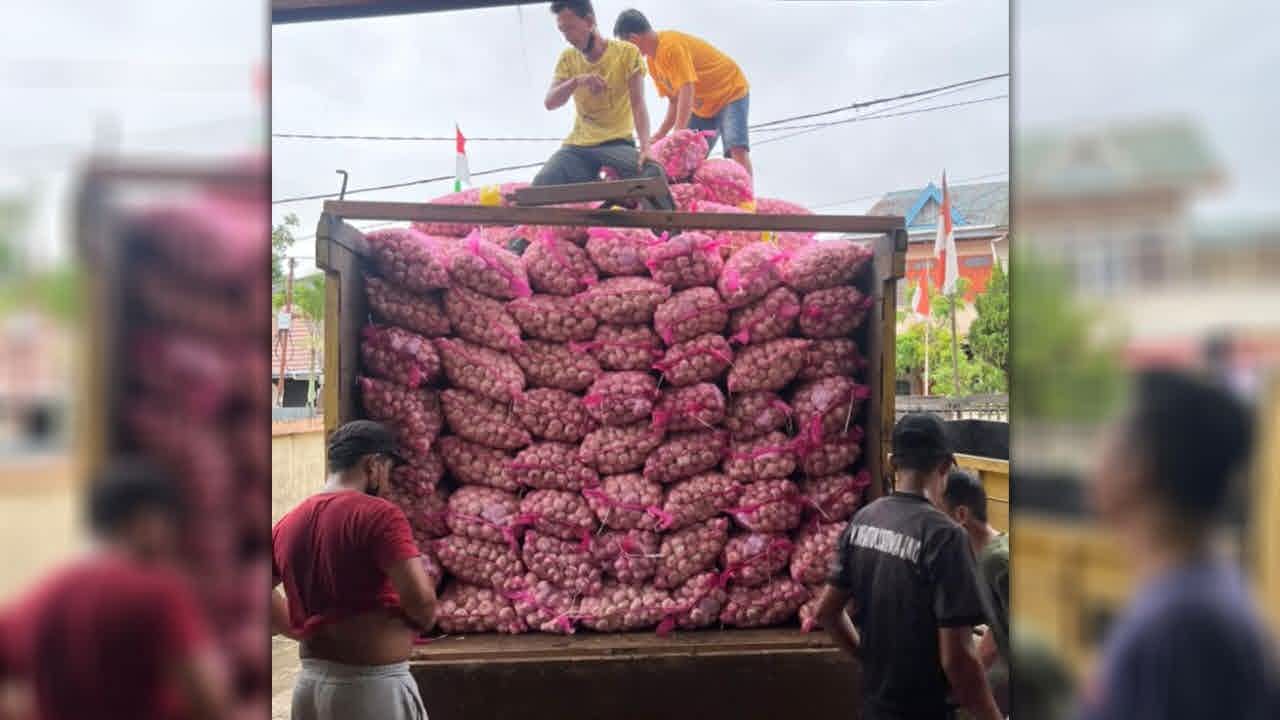 Polda Kalbar Gagalkan Penyelundupan 7,2 Ton Bawang Putih Asal Malaysia