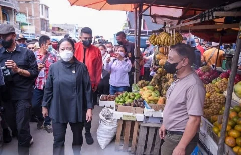 Teriakan Puan Presiden Menggema saat Ketua DPR RI Kunjungi Sumut. Foto/ISTIMEWA. 