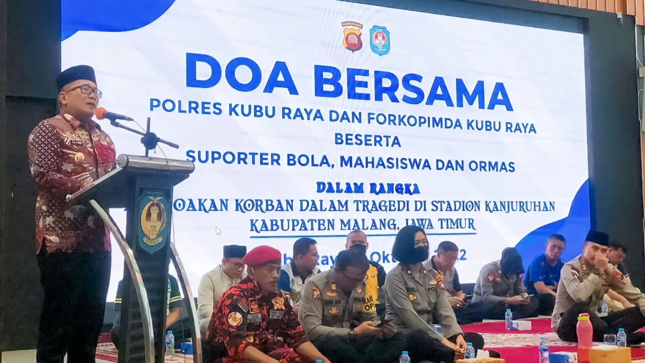 Doa Bersama Untuk Korban Tragedi Kanjuruhan, Sujiwo: Bukan Waktunya Saling Menyalahkan