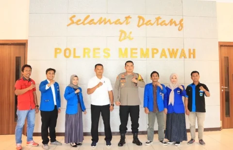 PMII Audiensi dengan KAPOLRES Mempawah Bahas Progam Kerja