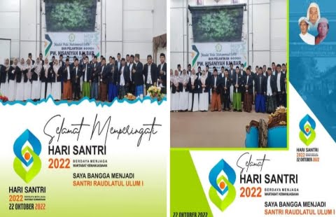 TWIBBON HARI SANTRI NASIONAL 2022: Link Download Bingkai "Bangga Menjadi Santri Raudlatul Ulum 1 Malang"