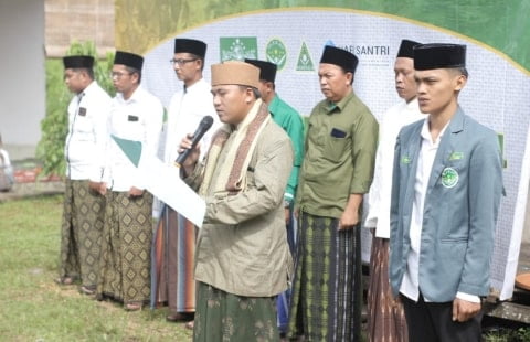 PC IPNU-IPPNU Kubu Raya Gelar Apel Hari Santri Nasional