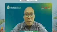 Keterangan Foto: Staf Khusus Menteri Bidang Pemberdayaan Ekonomi Kerakyatan Kemenkop UKM, Reza Damanik saat menjadi pemantik dalam Festival PUsPa yang diselenggarakan daring pada Rabu, 26 Oktober 2022.