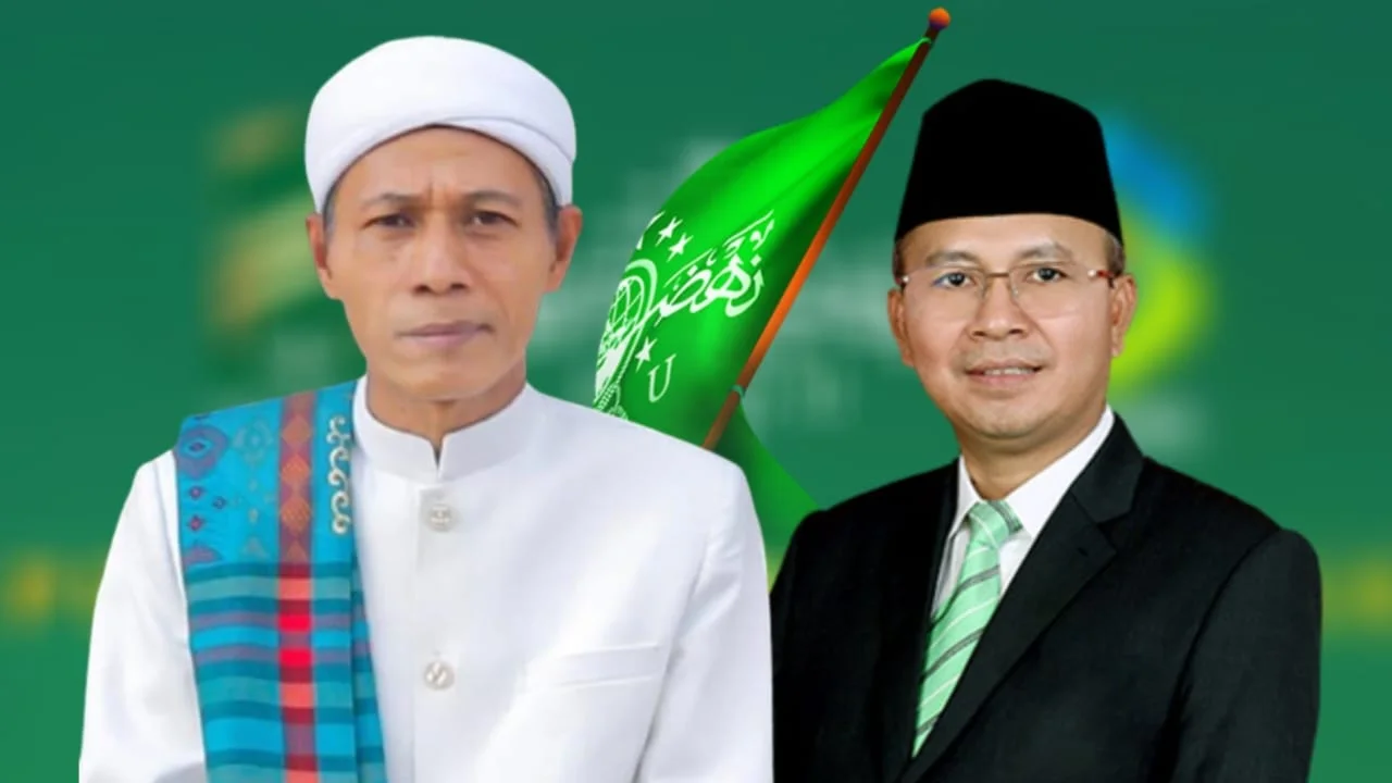 [31/10 12:22] Aamnh7: Aku edit dulu ye [31/10 12:28] Aamnh7: Rais Syuriyah KH. Ismail Ghofur dan Ketua Tanfidziyah Dr. Syarif,- FOTO/KALBARSATU.ID