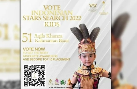 Aqila Khanza Azzahra Wakili Kalbar Ajang Indonesia Star Search