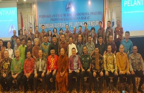 Pengurus Perwakilan Umat Buddha Indonesia Provinsi Kalimantan Barat Resmi Dilantik