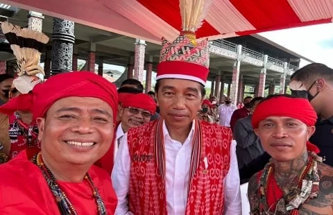 Hadir di Temu Akbar Pasukan Merah, Lasarus Puji Presiden Jokowi