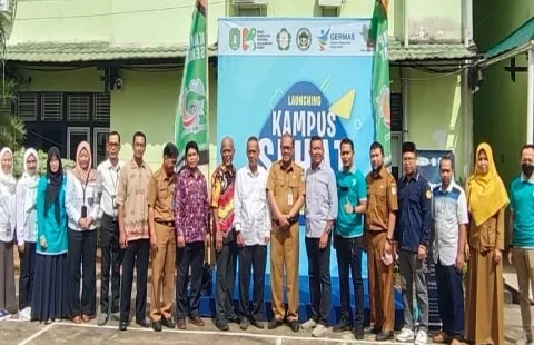 Kadis Kesehatan Kalbar Melaunching Program Kampus Sehat Di STIKes Yarsi Pontianak